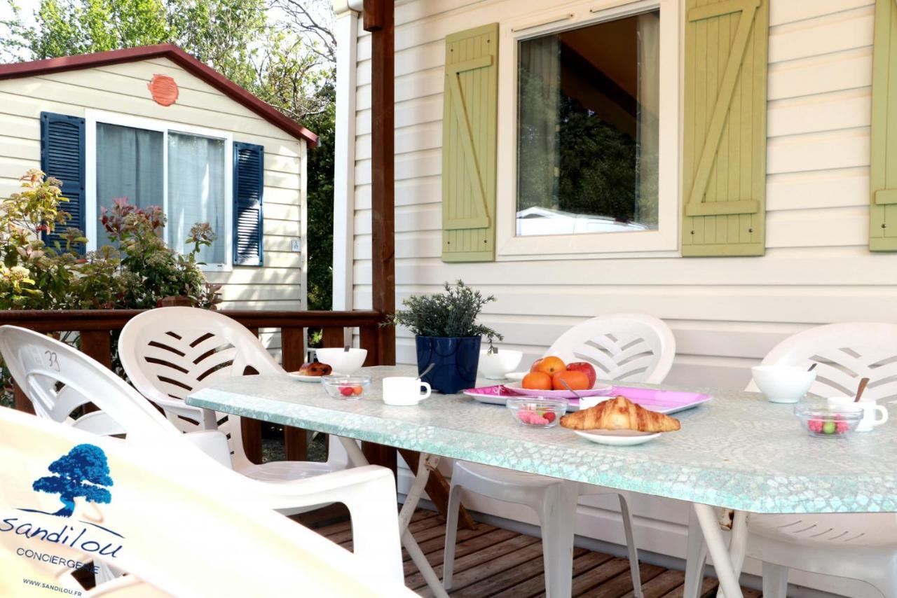 Mobilhome Paradis Bikini Sigean Exteriör bild
